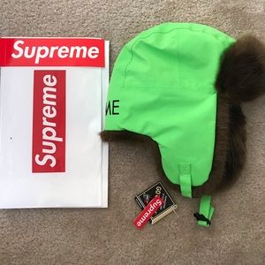 Supreme GORE-TEX Taped Seam Trooper Lime
